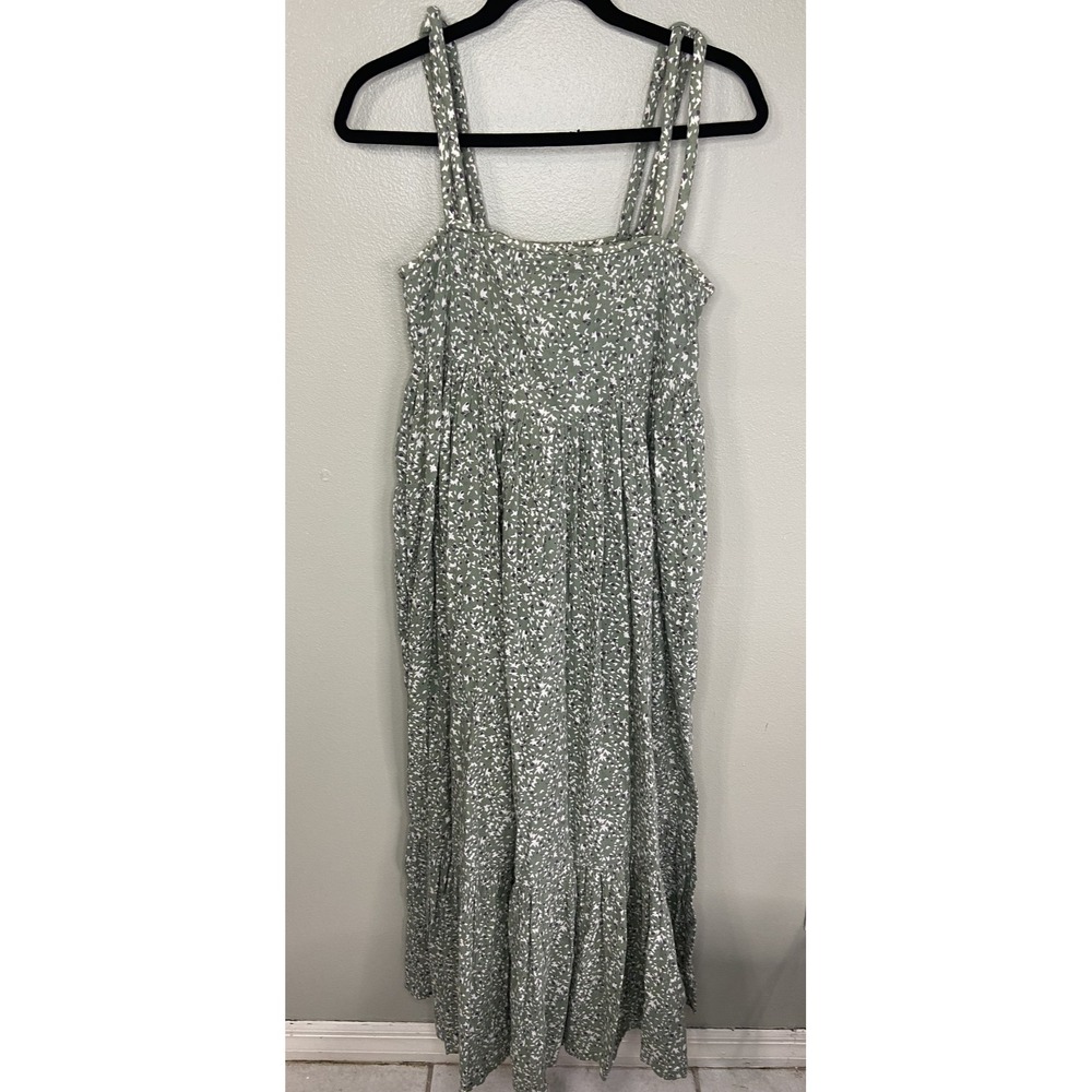 Mirth Green Floral Maxi Dress